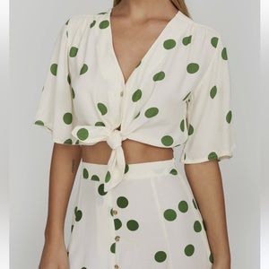 Faithfull the Brand two piece skirt set.